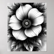Elegantes Schwarz, Value Poster Papier (Matt)
