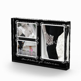 Elegantes Schwarz/Weiß Deco 3 Foto