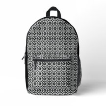 Elegantes Schwarz-Weiß-Geometrie-Muster