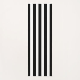 Elegantes, schwarz-weiß gestreiftes Yoga Mat Desig Yogamatte