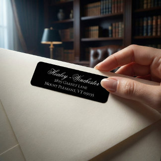 Elegantes Schwarz-Weiß-Hochzeitsplatz