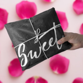 Elegantes Schwarz-Weiß-Sweet-Design Seidenpapier