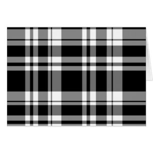 elegantes, Schwarz-weißes kariertes Muster