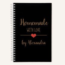 Elegantes schwarzes Gold, hausgemachte Liebe