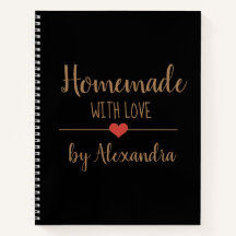 Elegantes schwarzes Gold, hausgemachte Liebe