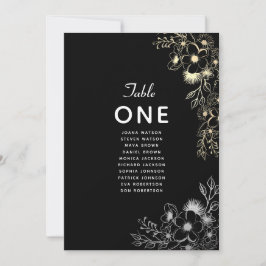 Elegantes Schwarzes Hochzeitsstift