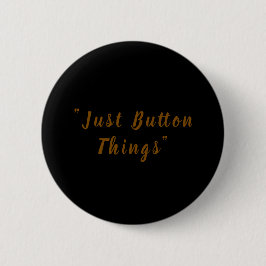 Elegantes schwarzes minimalistisches Design rundes Button