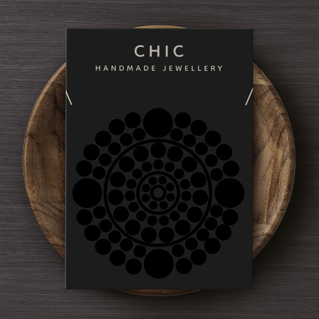 Elegantes Schwarzes Nekklace Pendant Display (Von Creator hochgeladen)