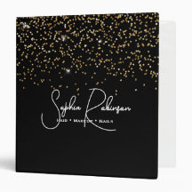 Elegantes schwarzes Salon-Geschäft mit goldenem Gl