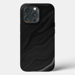 Elegantes Schwarzstein-Marmor-Muster Case-Mate iPhone Hülle