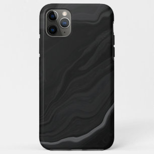 Elegantes Schwarzstein-Marmor-Muster Case-Mate iPhone Hülle