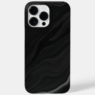 Elegantes Schwarzstein-Marmor-Muster Case-Mate iPhone 14 Pro Max Hülle