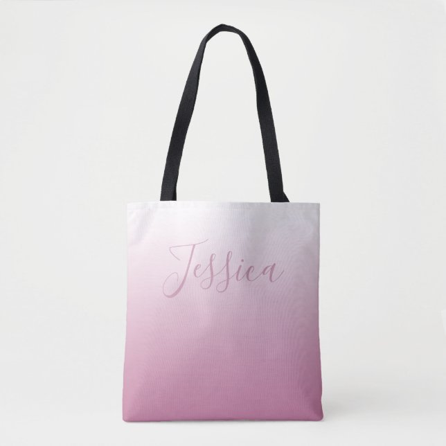 Elegantes Script & Editable Pink (beliebige Farbe) (Vorderseite)