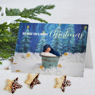 Elegantes Script Foil Family Foto