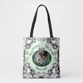 Elegantes Script Foto gibt Weihnachtsgeschenke