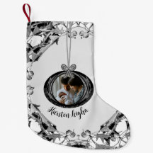 Elegantes Script Foto gibt Weihnachtsgeschenke