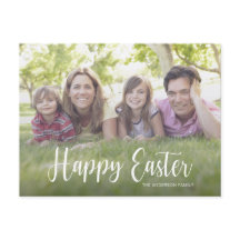 Elegantes Script Foto Happy Oaster