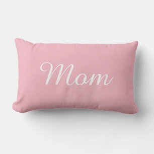 Elegantes Script-Mama Zitat Modernes Chic Rosa Lendenkissen