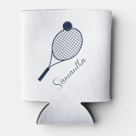 Elegantes Script Moderne Tennisspieler Personalisi Dosenkühler
