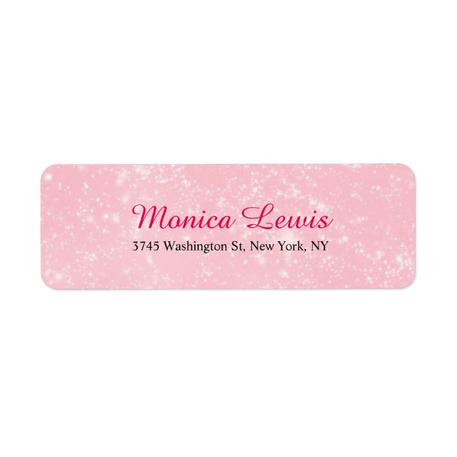 Elegantes Script Schlicht Rosa Minimalistisch Femi (Vorne)