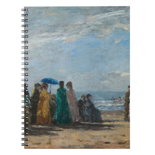 Elegantes Seaside Ansammlung Vintag Art Notebook Notizblock (Vorderseite)