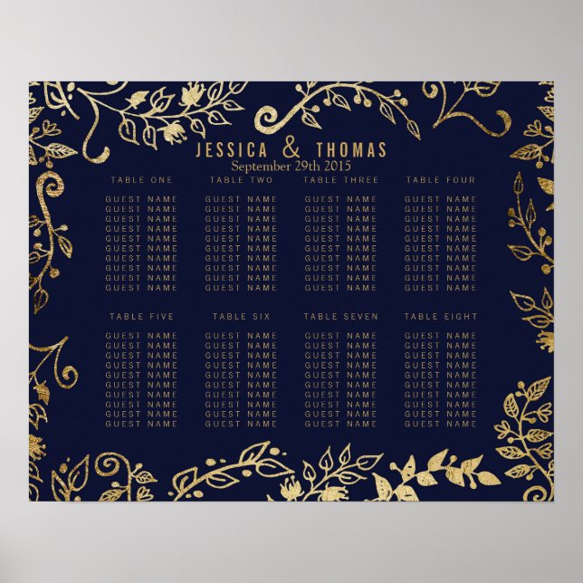 Elegantes Seekarton für die blaue Blüte Poster (Vorne)