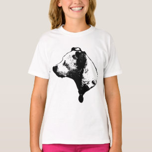 Elegantes Seitenprofil Terrier Mix Graphic T-Shirt