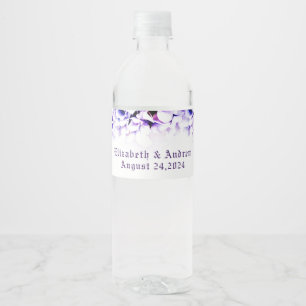 Elegantes Set für Lebensmittel und Getränke Wasserflaschenetikett