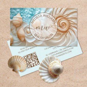 Elegantes Shell-Logo Visitenkarte