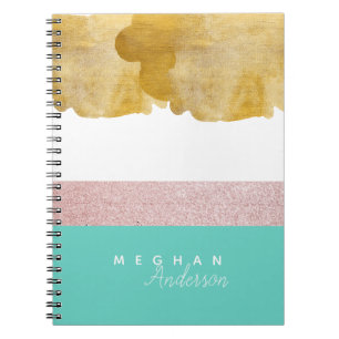 Elegantes Shine ⎥ Personalisiertes Notebook Notizblock
