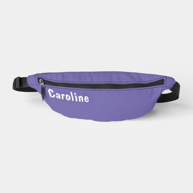 Elegantes Signature-Script-Monogramm Bauchtasche (Vorderseite)