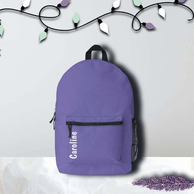 Elegantes Signature-Script-Monogramm Bedruckter Rucksack (Von Creator hochgeladen)
