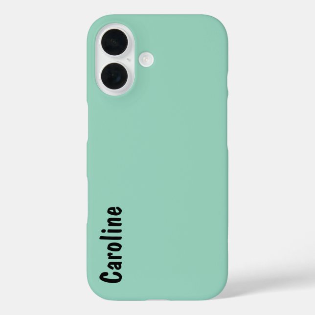 Elegantes Signature-Script-Monogramm Case-Mate iPhone Hülle (Rückseite)