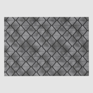 Elegantes Silber-Diamant-Illusions-Art-Deco-Muster Seidenpapier