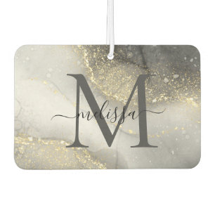 Elegantes Silber und Gold Autolufterfrischer