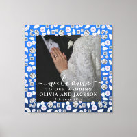 Elegantes Silberes blaues Herz Diamant Glitzer Hoc