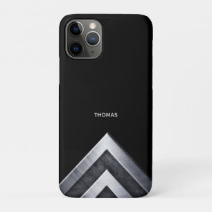 Elegantes Silbermetall-Muster Case-Mate iPhone Hülle