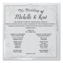 Elegantes Silver Blätter Hochzeitgarten Zeichen