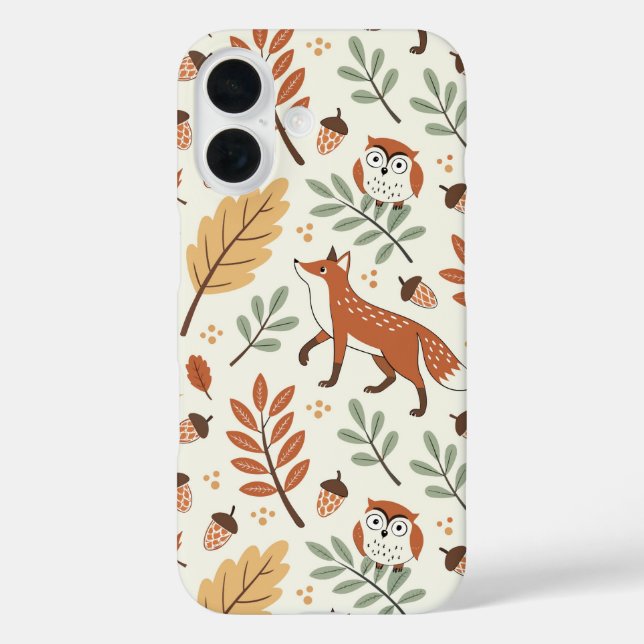 Elegantes skandinavisches Fall Pattern Case-Mate iPhone Hülle (Rückseite)
