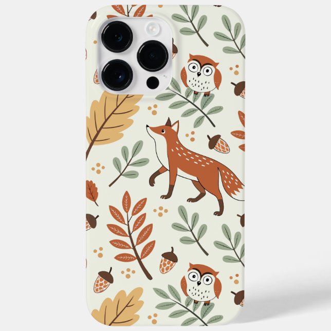 Elegantes skandinavisches Fall Pattern Case-Mate iPhone Hülle (Rückseite)