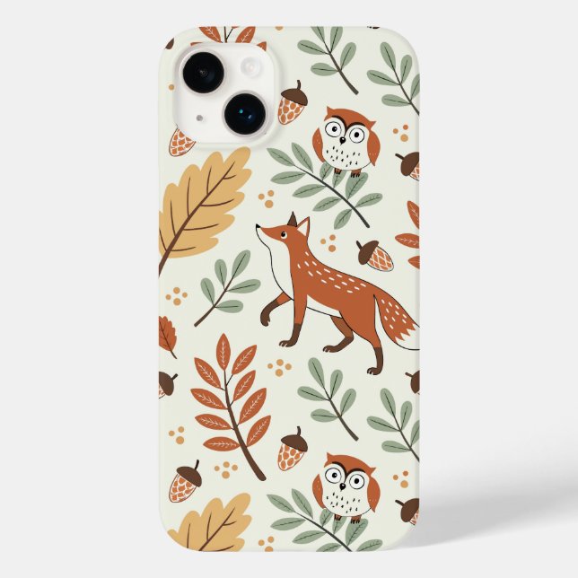 Elegantes skandinavisches Fall Pattern Case-Mate iPhone Hülle (Rückseite)