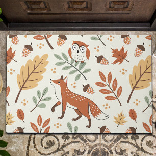 Elegantes skandinavisches Fall Pattern Fußmatte
