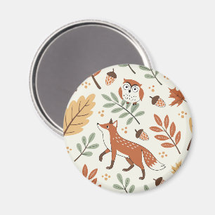 Elegantes skandinavisches Fall Pattern Magnet