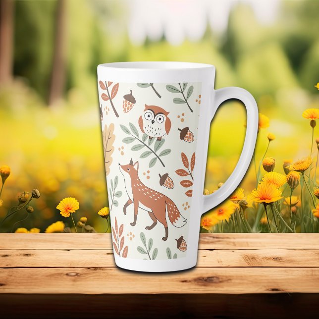 Elegantes skandinavisches Fall Pattern Milchtasse (Von Creator hochgeladen)