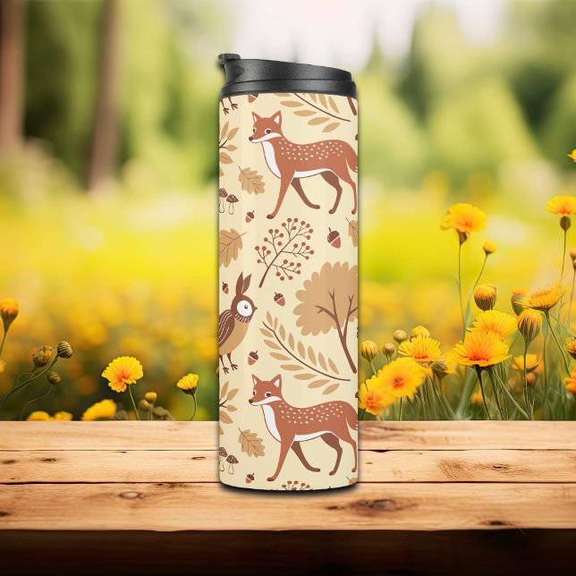 Elegantes skandinavisches Fall Pattern Thermosbecher (Von Creator hochgeladen)