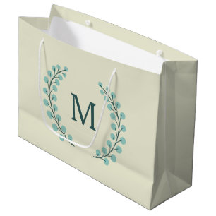 Elegantes skandinavisches Kranichdesign Große Geschenktüte