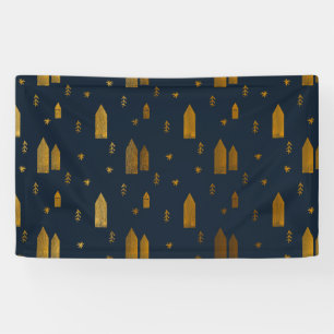 Elegantes skandinavisches Weihnachten Banner