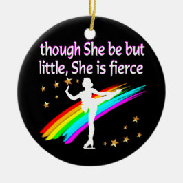 ELEGANTES SKATEN-DESIGN KERAMIKORNAMENT