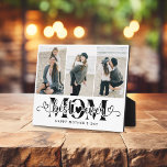 Elegantes Skript Beste Mama je 3 Foto Fotoplatte<br><div class="desc">Feiern Sie die Mutterschaft und schätzen Sie unvergessliche Momente mit diesem atemberaubenden eleganten Script Best Mama Ever 3 Foto Collage Plaque! Personalisieren Sie den herzlichen Text,  um diesen Muttertag besonders zu machen. Verpassen Sie nicht die Chance,  eine immerwährende Erinnerung für die verdienstvollste Frau in Ihrem Leben zu schaffen.</div>