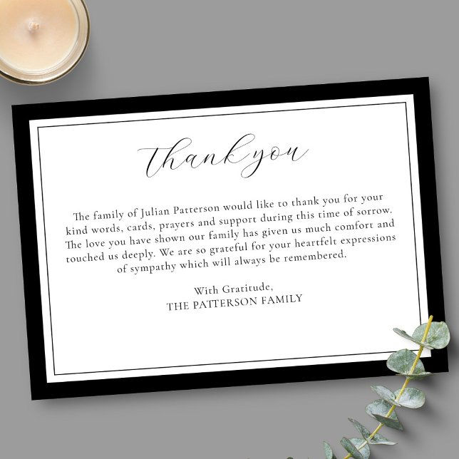 Elegantes Skript Einfach Moderne individuelle Beer Dankeskarte (Von Creator hochgeladen)